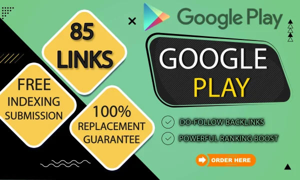 Google Play Backlinks (Manual delivery)