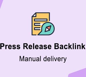 Press Release Backlink（Manual delivery）